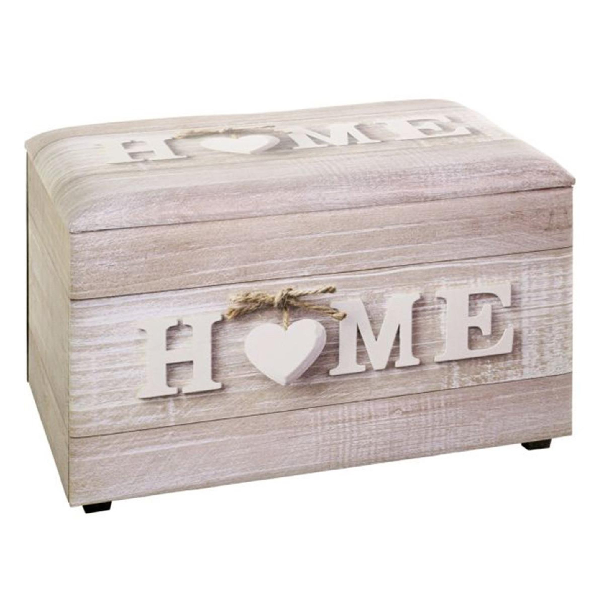 Paris Prix Coffre de Rangement Vintage  Home  65cm Naturel