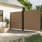 VIDAXL Auvent lateral retractable taupe 220x1200 cm