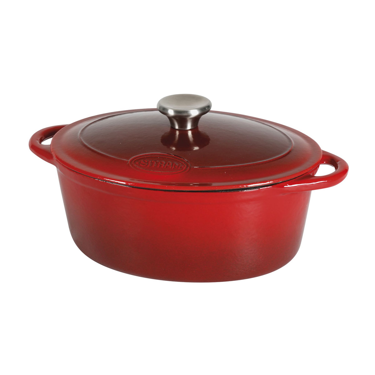 SITRAM Cocotte ovale 4L en fonte induction