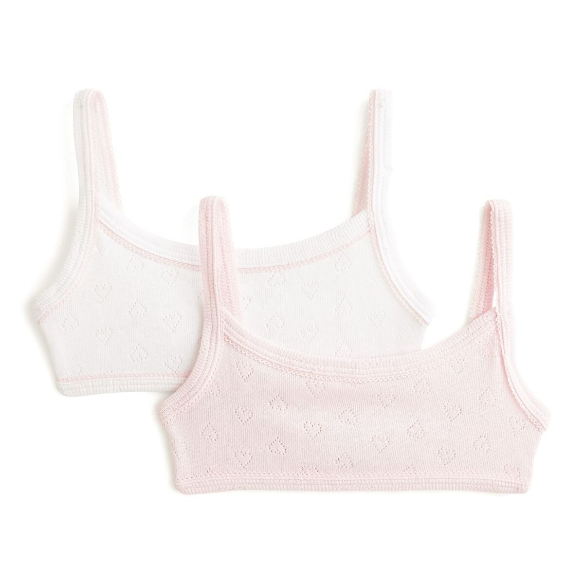 INEXTENSO Lot de 2 brassières fille pas cher 