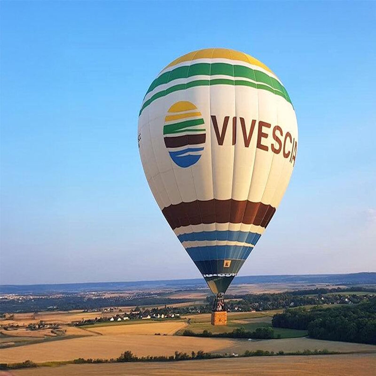 Smartbox Vol en montgolfière & pause gourmande pour 2 près de Reims - Coffret Cadeau Sport & Aventure