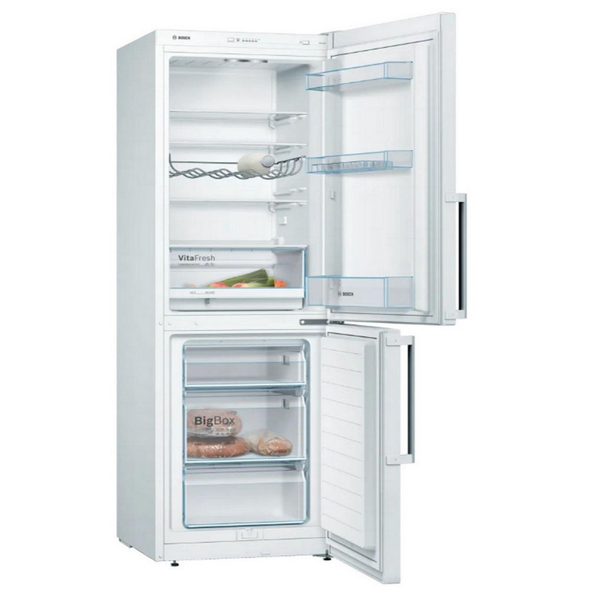 BOSCH Réfrigérateur combiné 60cm 289l blanc - KGV33VWEP