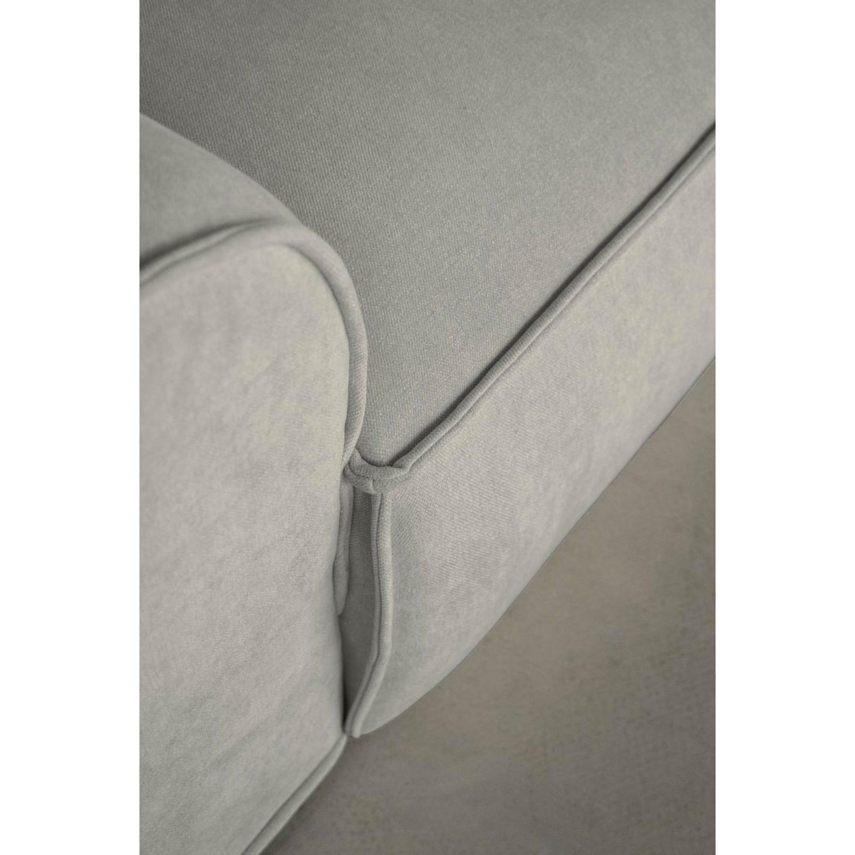 BEST MOBILIER Felix - canapé modulable d'angle droit 4 places en tissu texturé