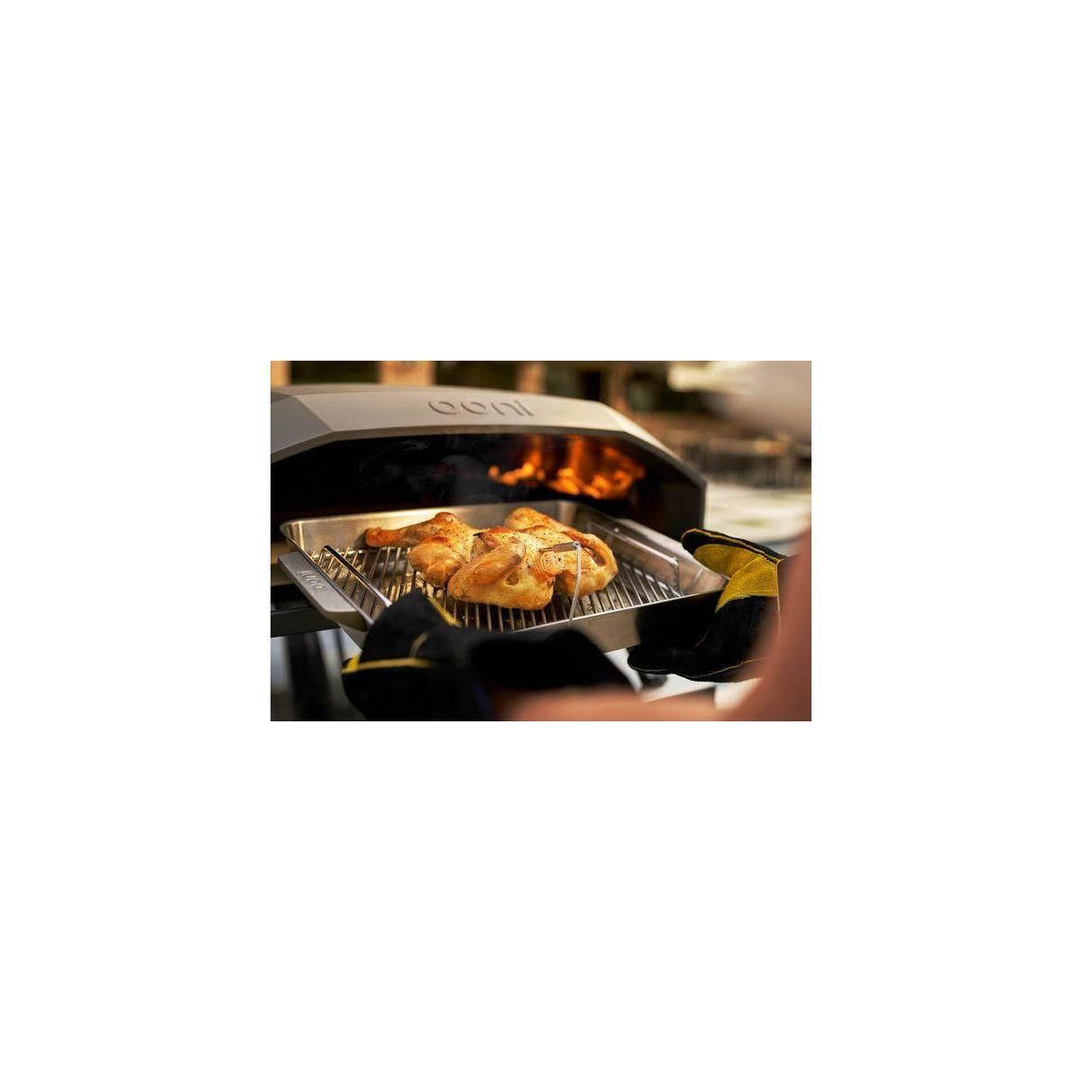 OONI Four à pizza gaz Koda 2 Max noir 2 pizzas de 60 cm, préchauffage 30 min, de 100 à 500°C, thermostat digital