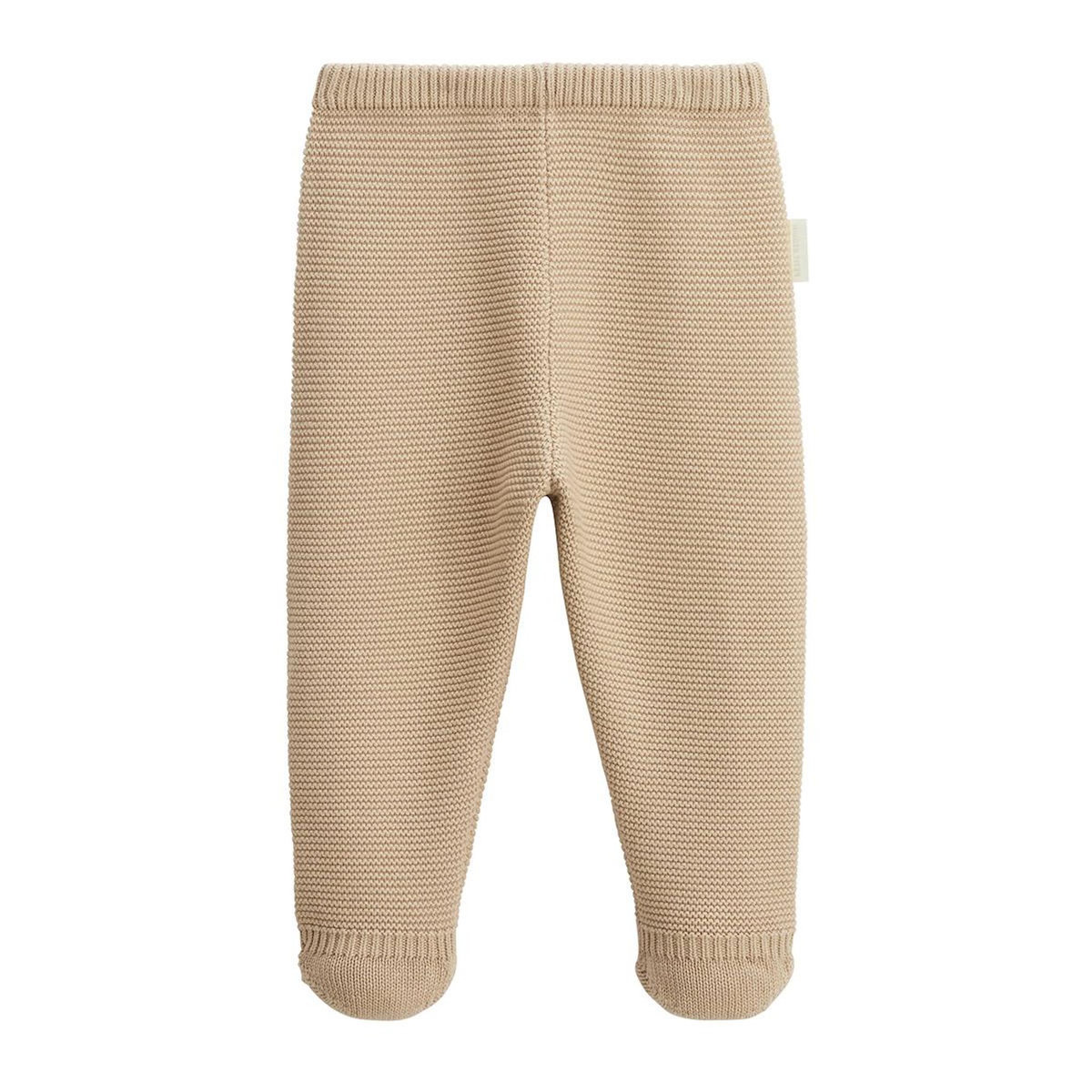 Petit Béguin Ensemble gilet et pantalon avec pieds bébé en tricot Hello Baby