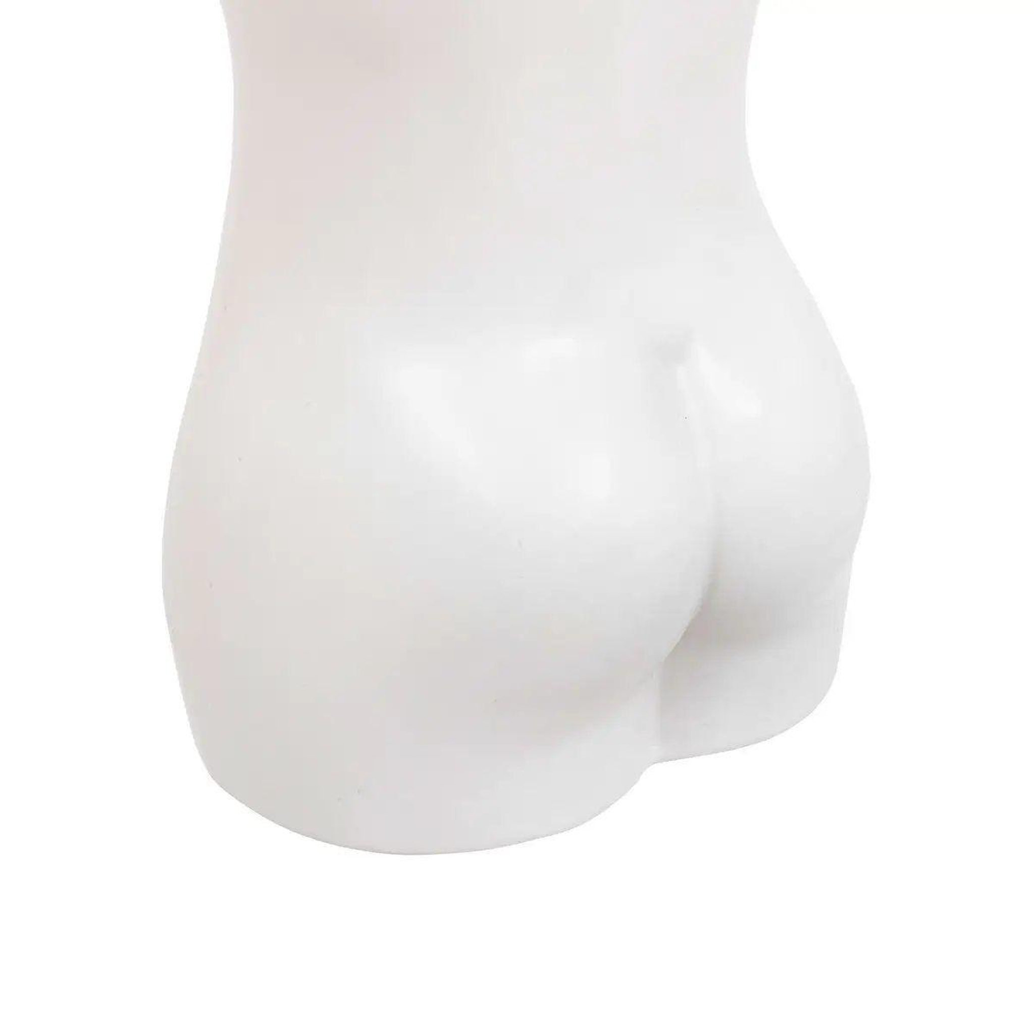 Voir la diapositive 3 : ATMOSPHERA Vase design corps  soleya  17cm blanc