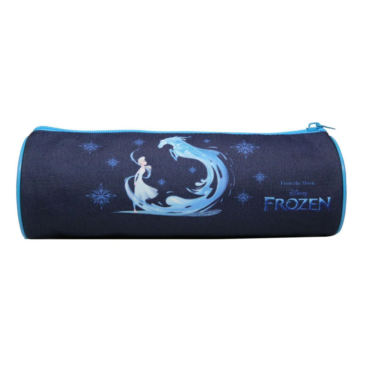 Bagtrotter BAGTROTTER Trousse scolaire ronde La Reine Des Neiges / Frozen Bleue Cheval