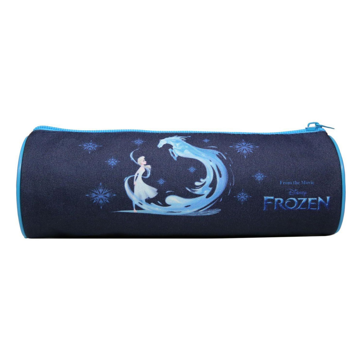 Bagtrotter BAGTROTTER Trousse scolaire ronde La Reine Des Neiges / Frozen Bleue Cheval