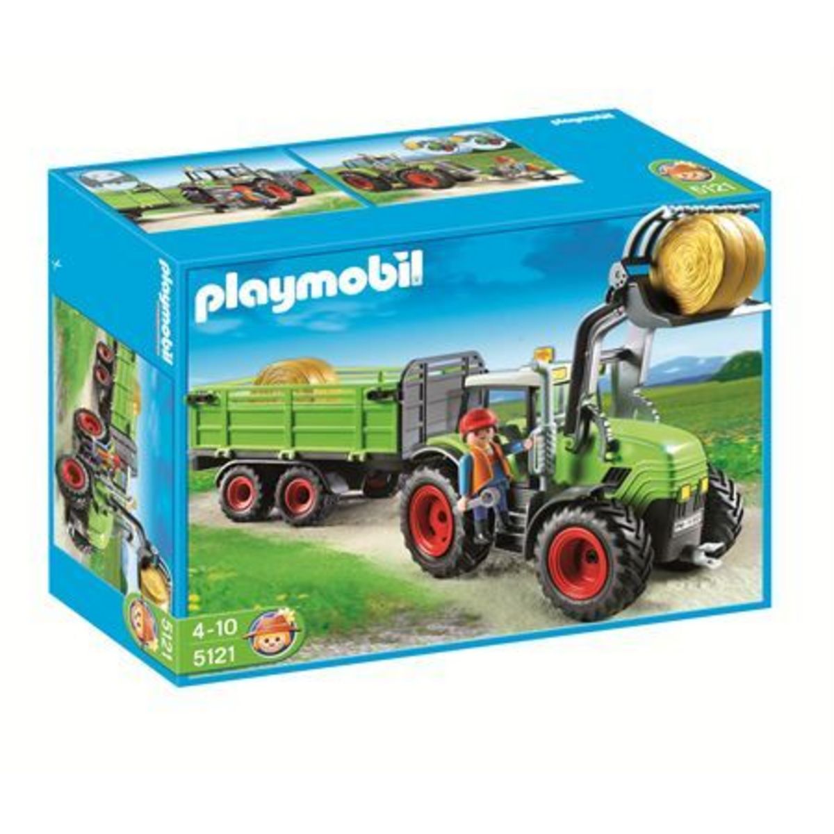PLAYMOBIL 5121 Grand tracteur/remorque