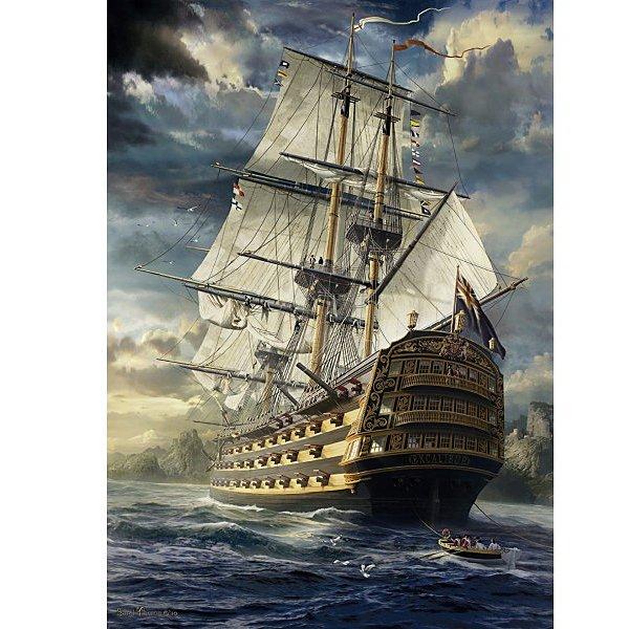 Schmidt Puzzle 1000 pièces - Toutes voiles dehors