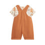 Voir la diapositive 2 : Petit Béguin Ensemble salopette bébé en gaze de coton et t-shirt Tango