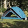 Voir la diapositive 4 : VIDAXL Tente de camping 1 personne bleu impermeable
