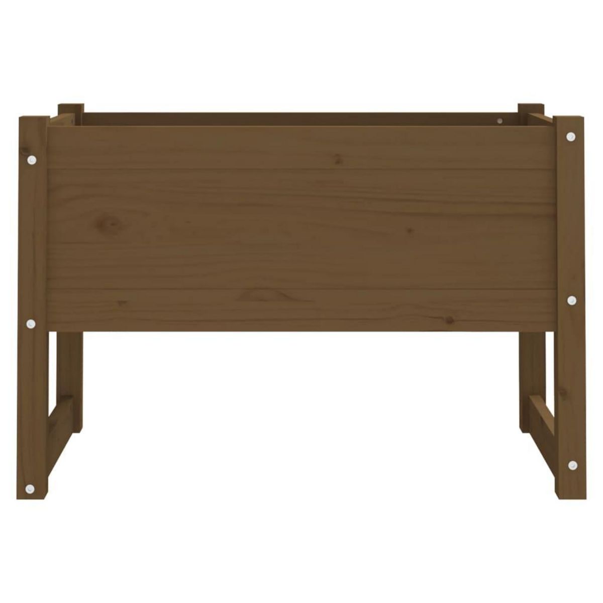 VIDAXL Jardiniere Marron miel 78x40x52 cm Bois massif de pin