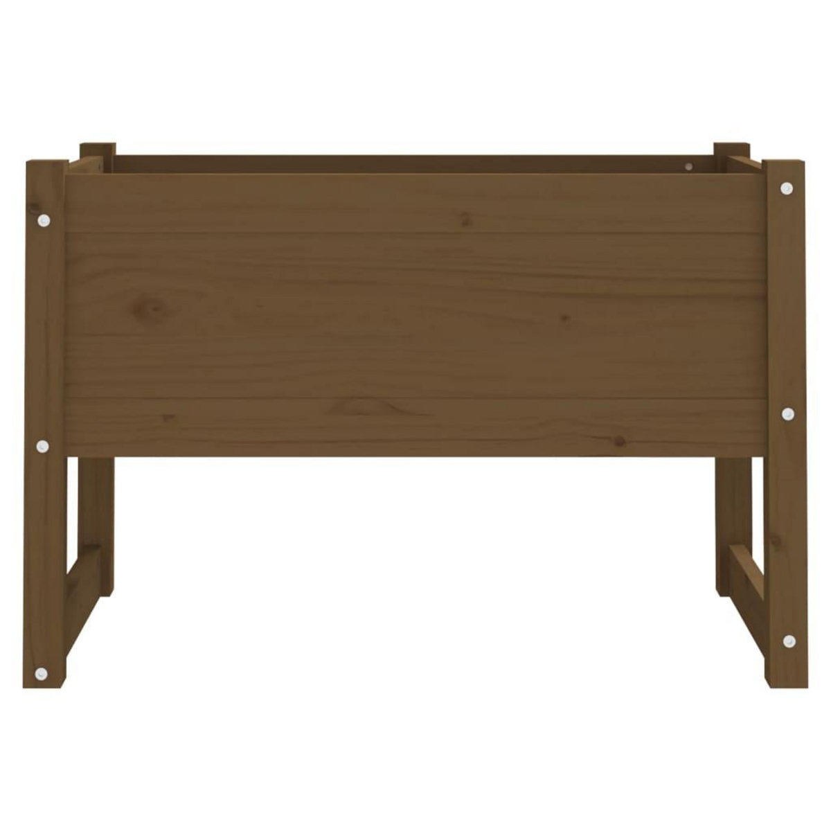 VIDAXL Jardiniere Marron miel 78x40x52 cm Bois massif de pin