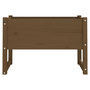 Voir la diapositive 4 : VIDAXL Jardiniere Marron miel 78x40x52 cm Bois massif de pin
