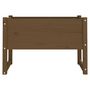 Voir la diapositive 4 : VIDAXL Jardiniere Marron miel 78x40x52 cm Bois massif de pin