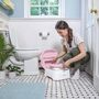 Voir la diapositive 6 : MARKET24 INGENUITY Marche pied et pot d'apprentissage avec cuvette amovible, Antidérapant, Assise ergonomique, rose