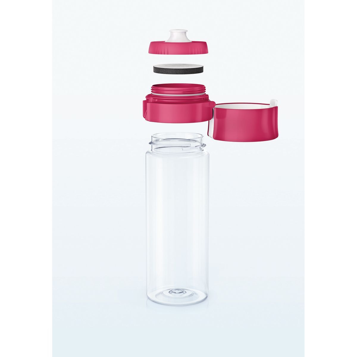BRITA Gourde filtrante active rose +  1 filtre MicroDisc inclus         