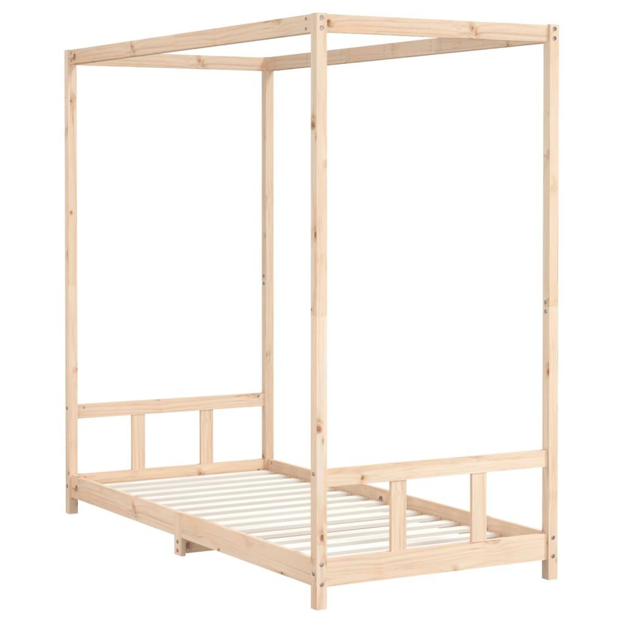 Voir la diapositive 3 : VIDAXL Cadre de lit pour enfants 90x200 cm bois de pin massif