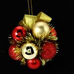 ATMOSPHERA Fleur de Noël. Coloris disponibles : Bleu, Blanc, Jaune, Gris