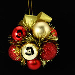 ATMOSPHERA Fleur de Noël. Coloris disponibles : Jaune, Bleu, Blanc, Gris