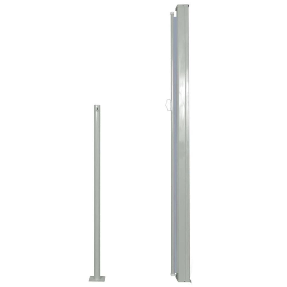 VIDAXL Auvent lateral retractable de patio 160 x 300 cm Gris