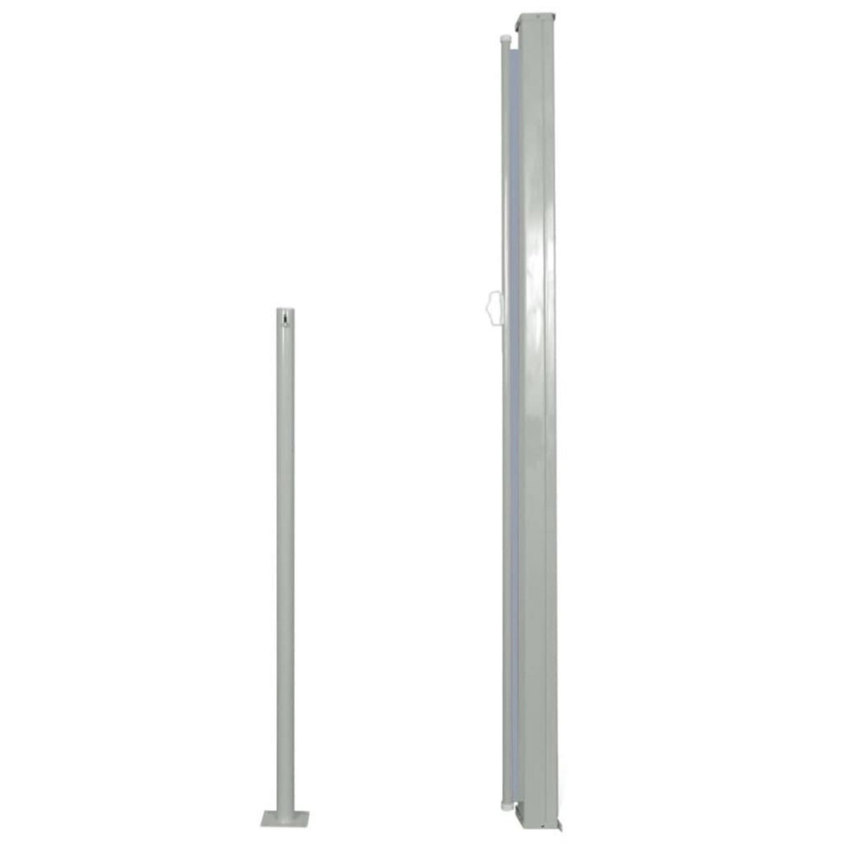 VIDAXL Auvent lateral retractable de patio 160 x 300 cm Gris