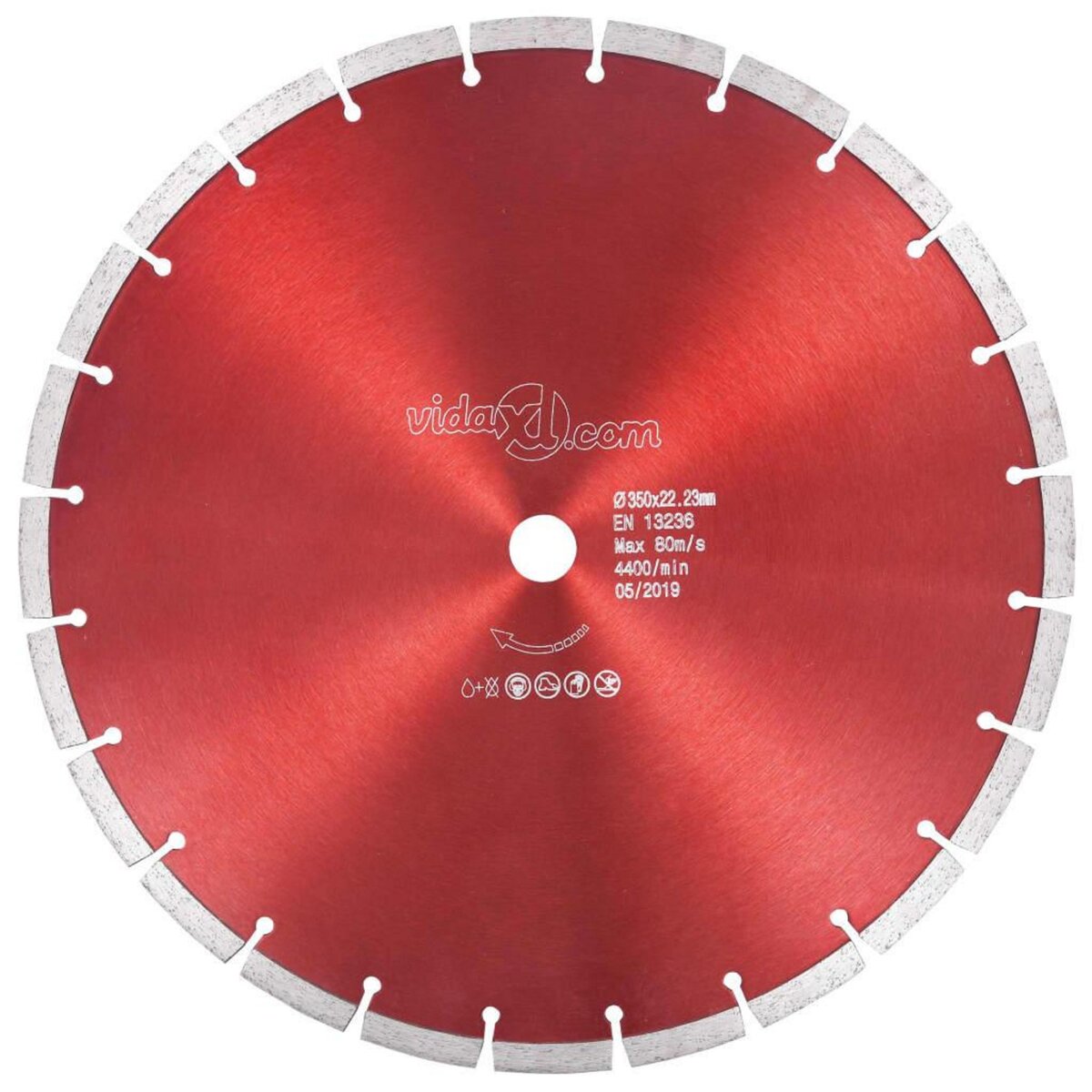 VIDAXL Disque de coupe diamante Acier 350 mm