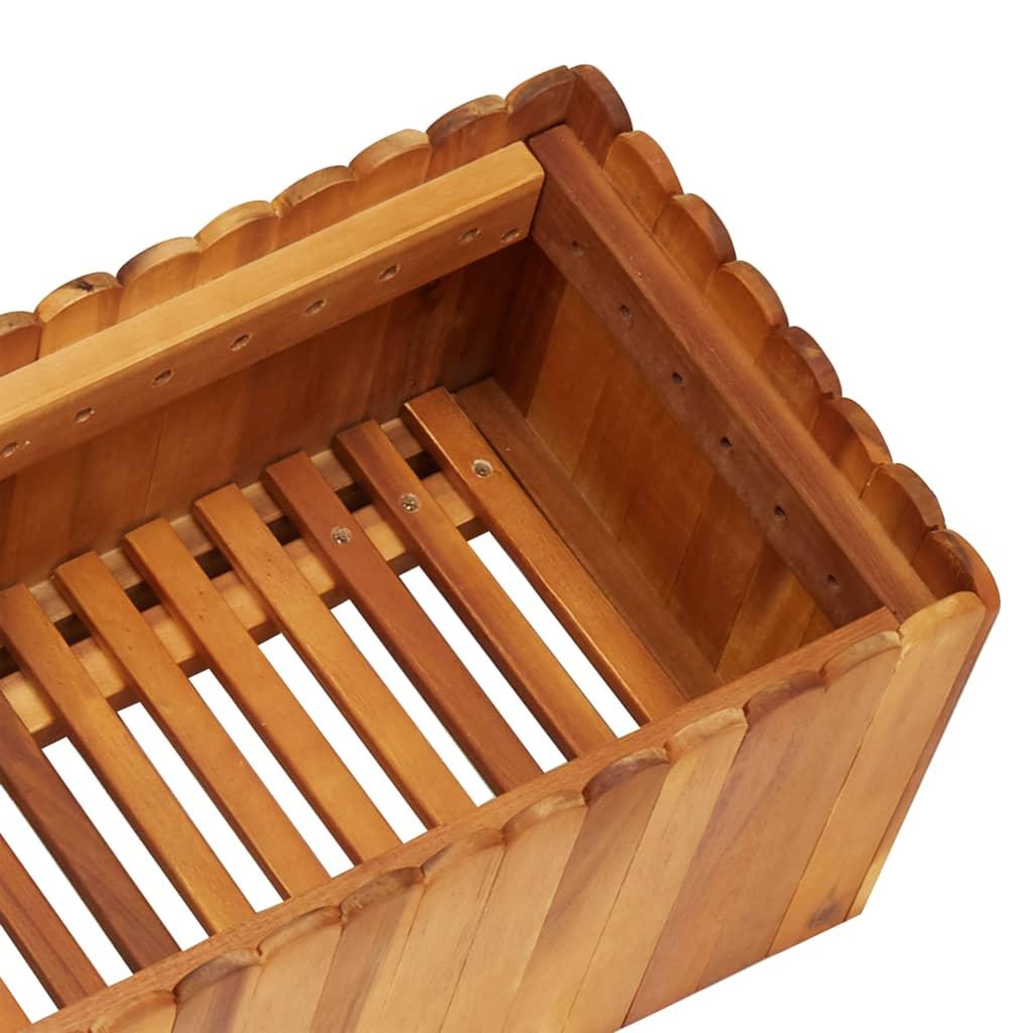 Voir la diapositive 5 : VIDAXL Lit sureleve de jardin 150x30x25 cm Bois massif d'acacia