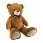 Voir la diapositive 2 : JEMINI Ours en Peluche Marron avec Noeud +/- 100 cm - PLANET PLUCH - Magnifique ours de 1 metre en peluche douce.