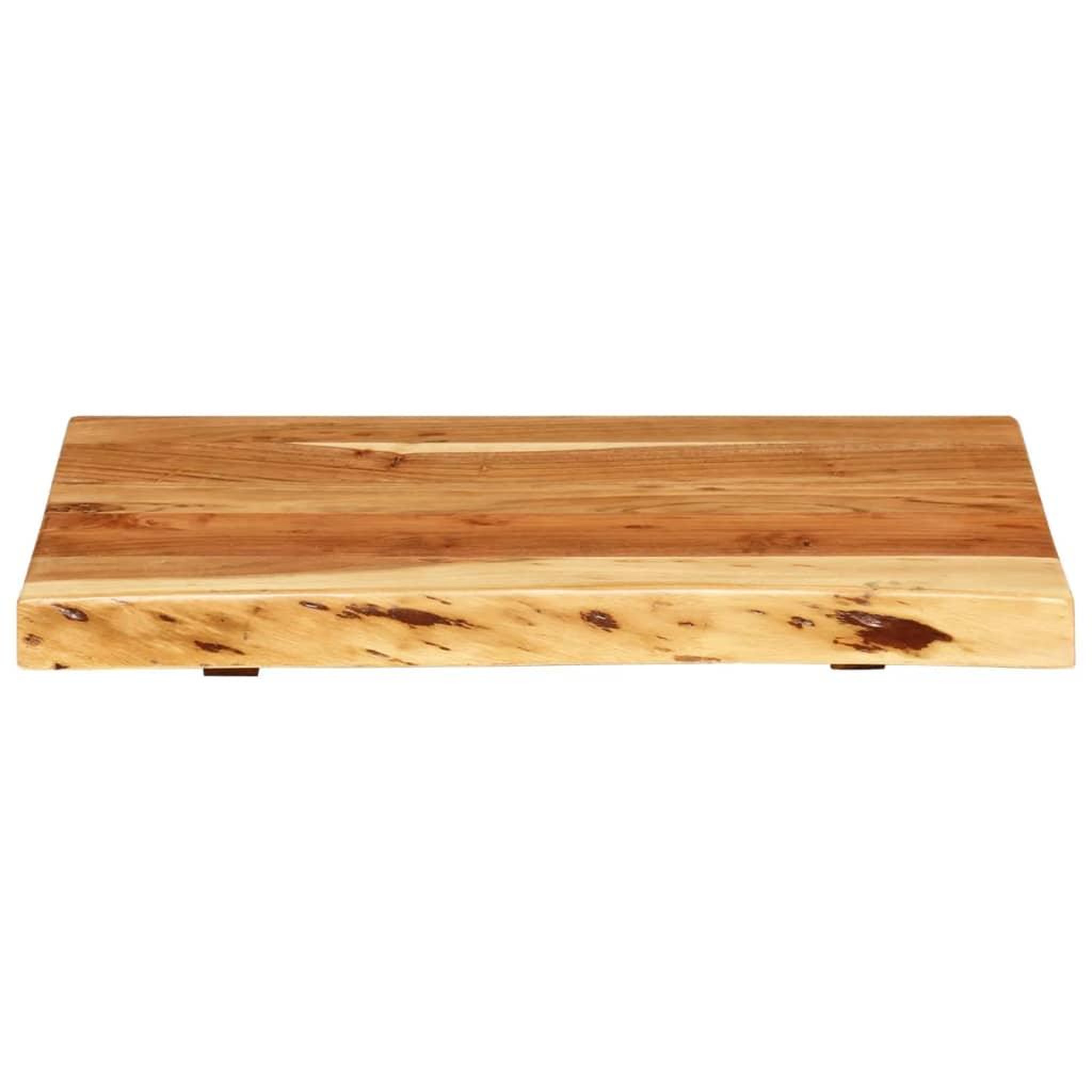 Voir la diapositive 3 : VIDAXL Dessus de meuble-lavabo de salle de bain Acacia 58x52x3,8 cm