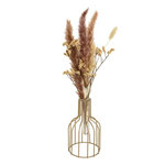 ATMOSPHERA Composition de Fleurs Séchées  Automne  40cm Rose