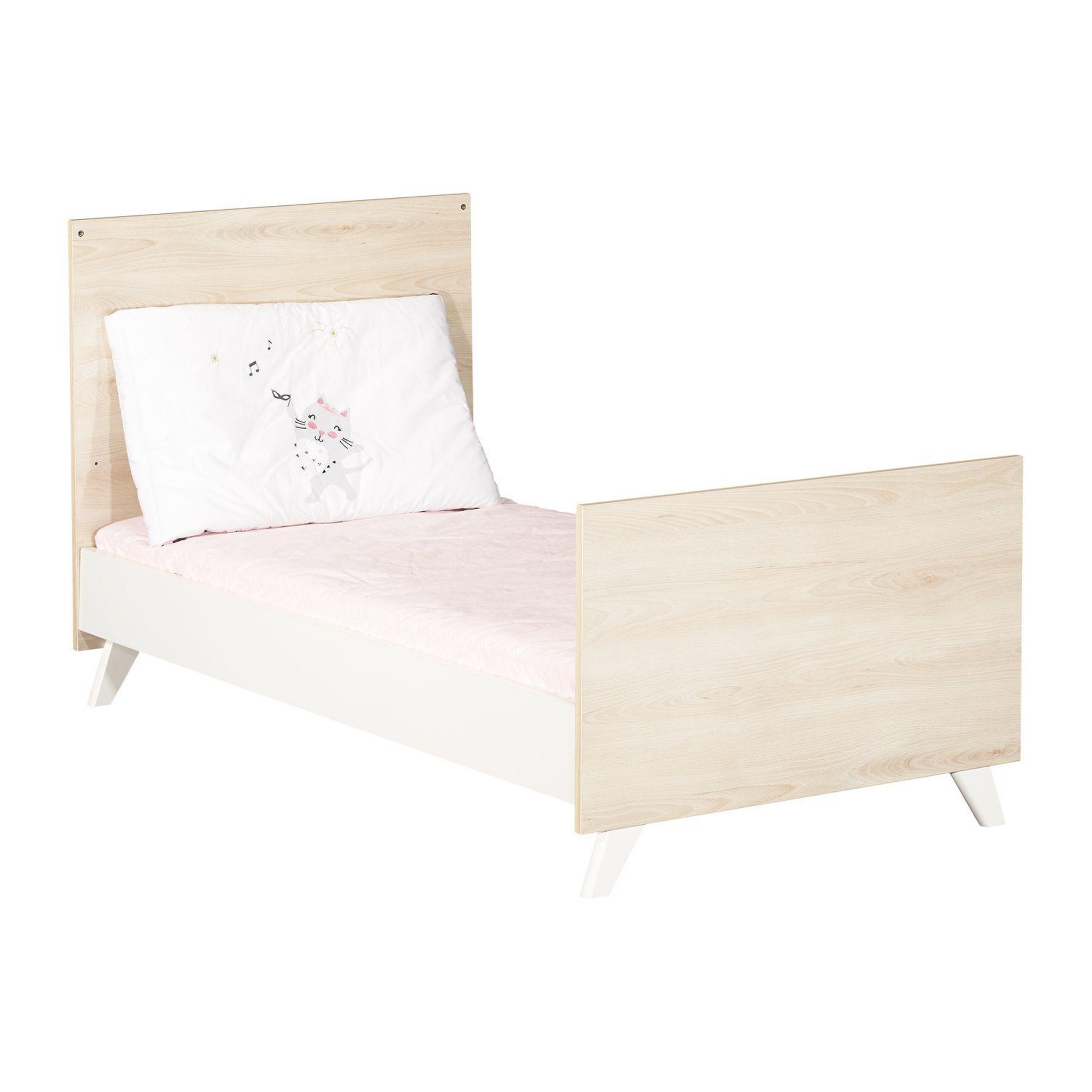 Voir la diapositive 4 : BABY PRICE  Lit bébé évolutif Little Big Bed 140x70cm SCANDI coloris naturel  