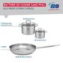 Voir la diapositive 2 : ELO Ensemble de 1 Poêle de cuisson 28 cm et 2 faitouts 14 et 20 cm Elo Profi Citrin