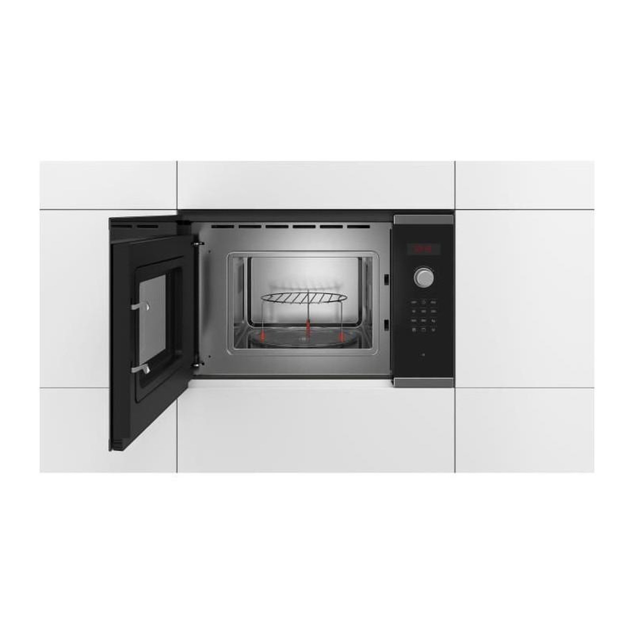 Voir la diapositive 3 : BOSCH Micro-ondes + grill encastrable - BOSCH - SER4 BEL523MS0 - Inox - 20 l - 800 W - 8 programmes auto - 38,2 x 59,4 x 31, 7 cm