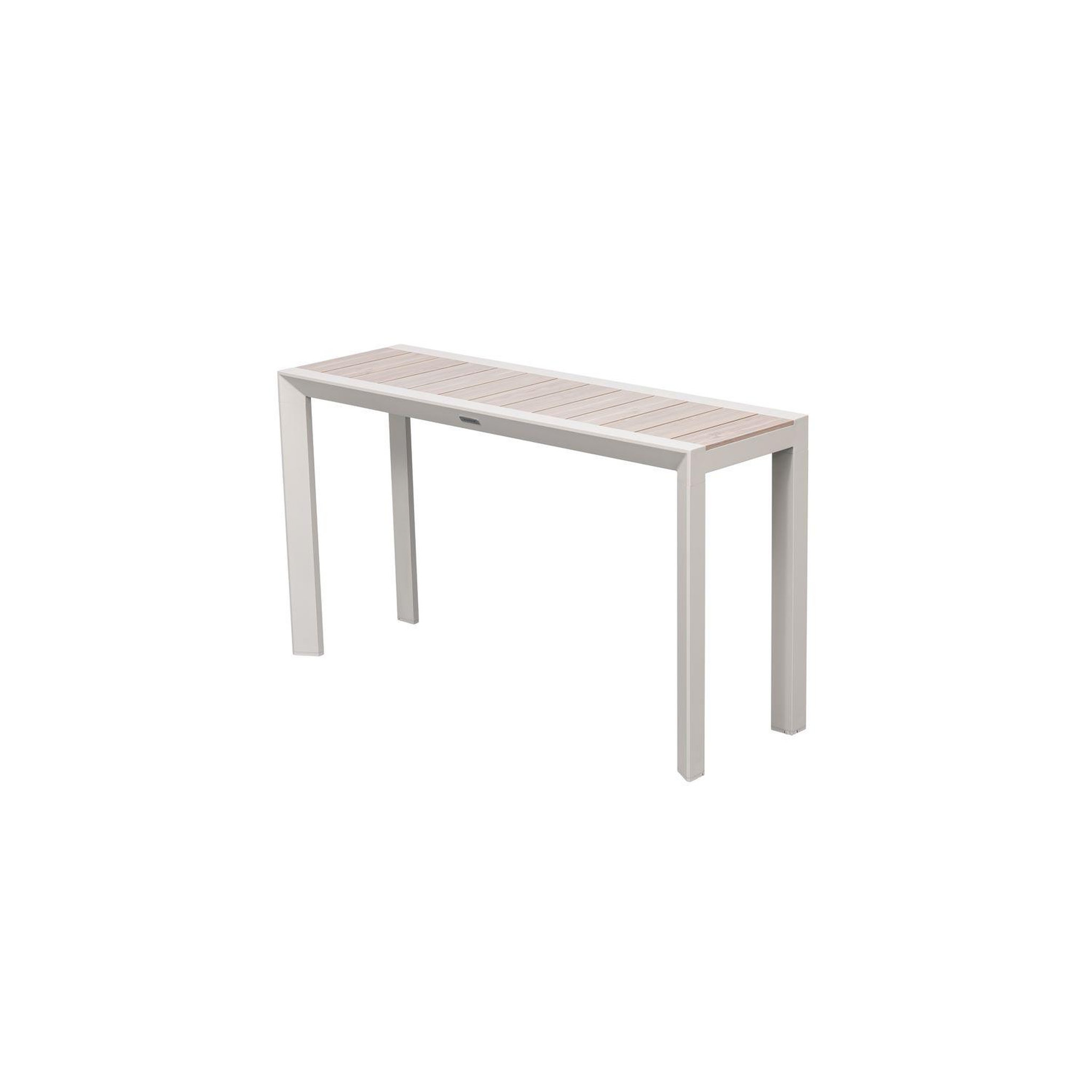 Voir la diapositive 1 : HESPERIDE Console de jardin en aluminium effet bois evasion