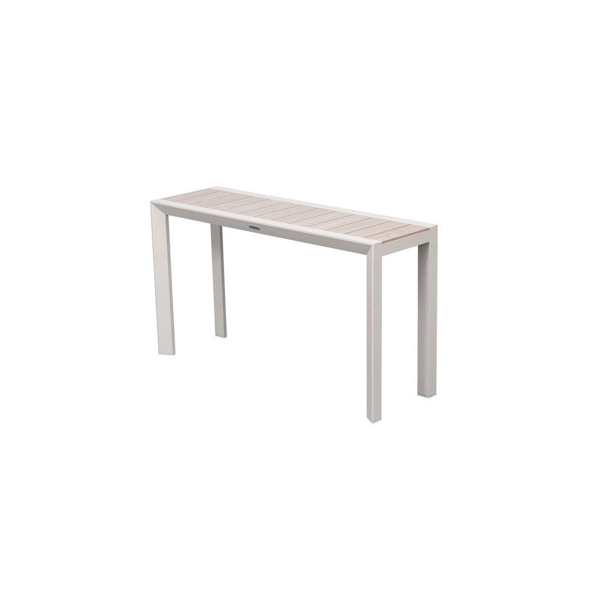 HESPERIDE Console de jardin en aluminium effet bois EVASION