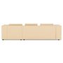 Voir la diapositive 6 : LISA DESIGN Stella - canapé d'angle droit 4 places en simili