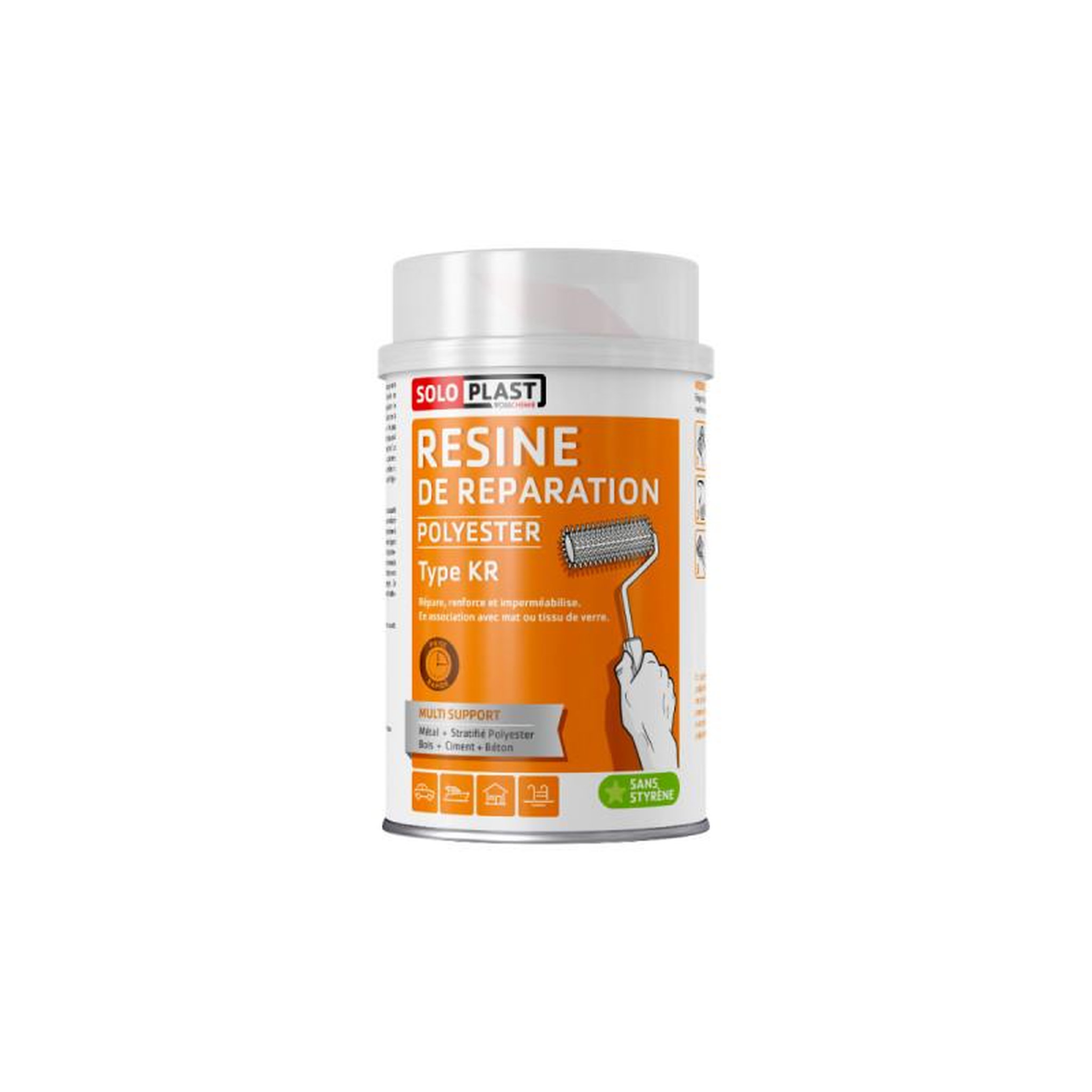Soloplast Résine kr avec durcisseur soloplast - 1 kg