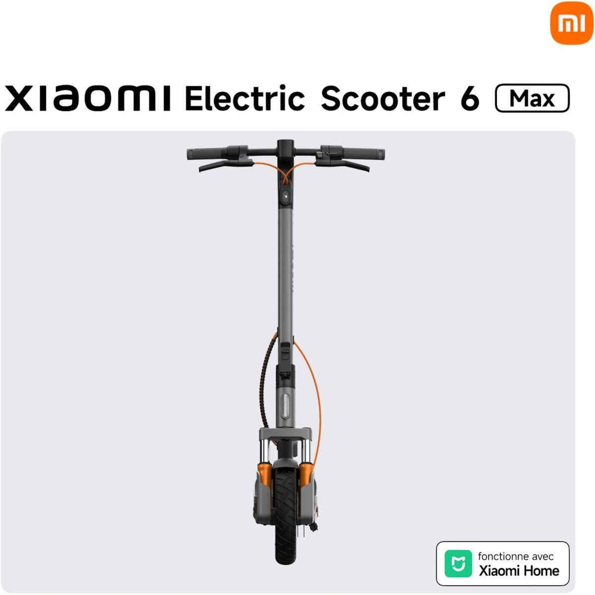 XIAOMI Trottinette électrique Electric Scooter 6 Max Noir