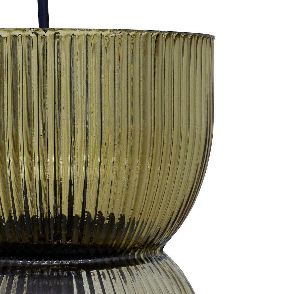 ATMOSPHERA Lampe Suspension en Verre  Ancel  27cm Vert