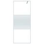 Voir la diapositive 3 : VIDAXL Paroi de douche Blanc 80x195 cm Verre ESG transparent