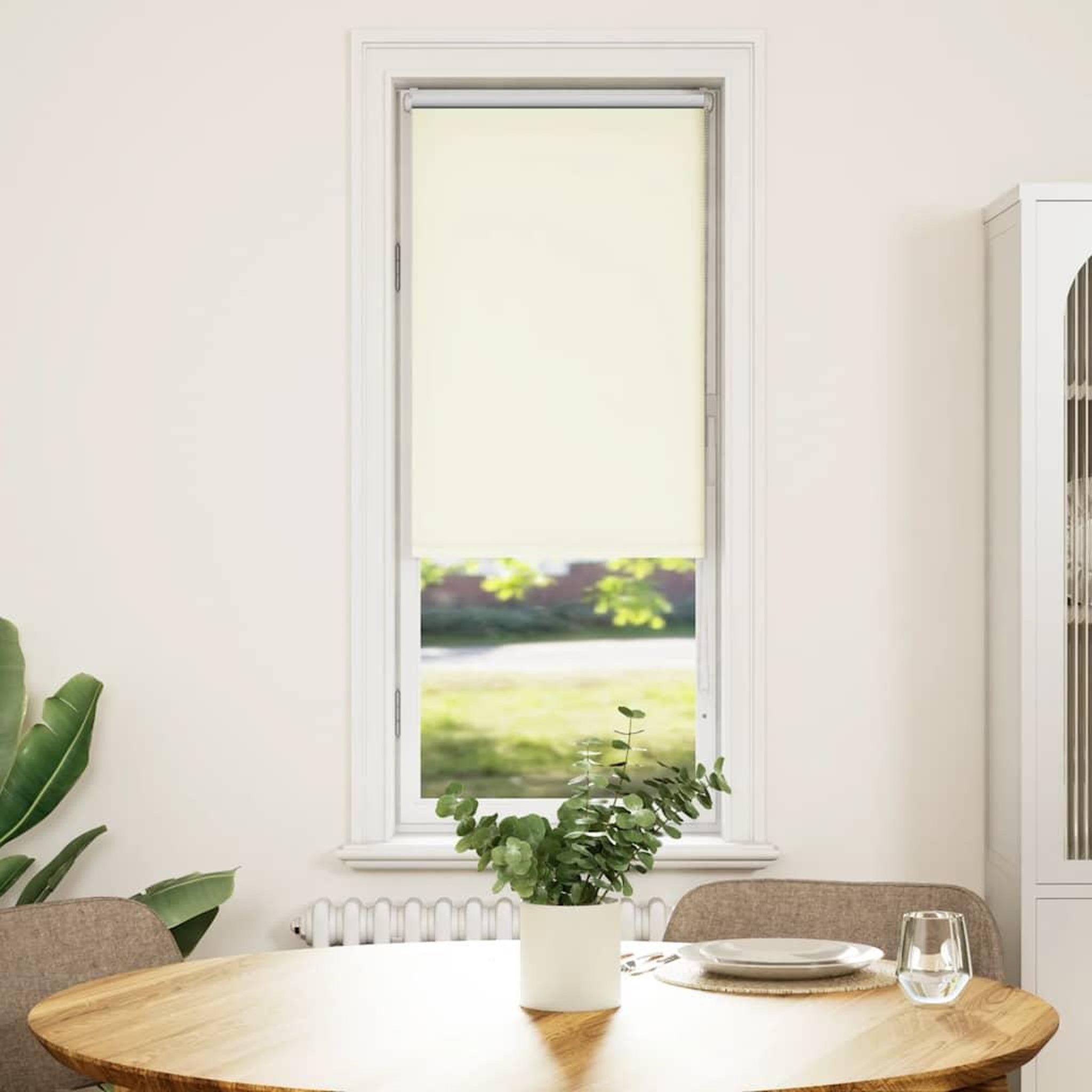 Voir la diapositive 2 : VIDAXL Store enrouleur occultant blanc casse 40x175cm largeur du tissu