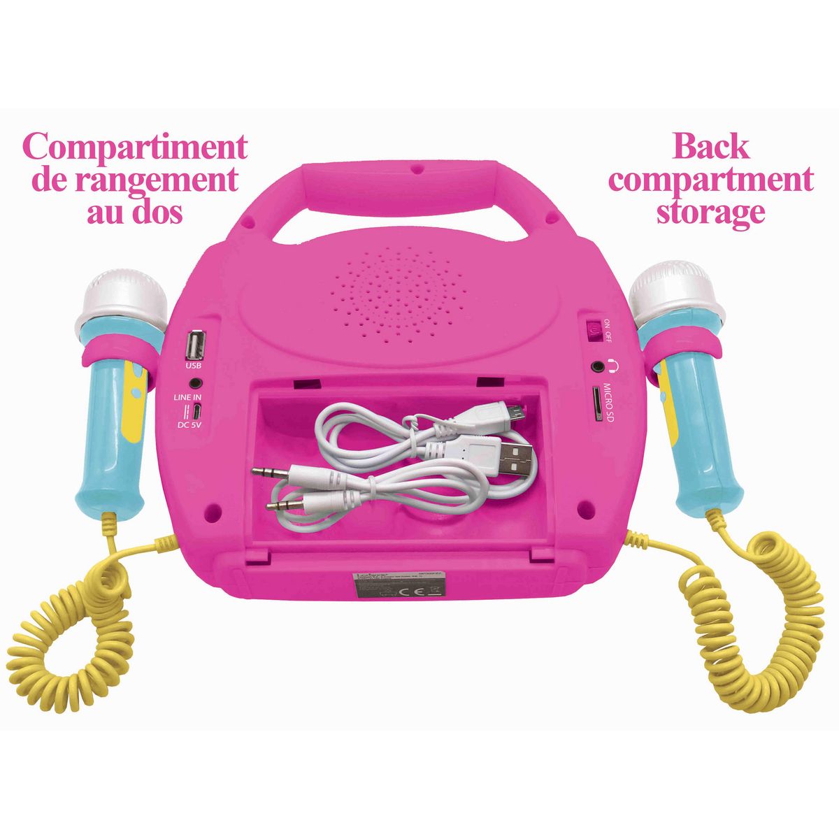 Lexibook Enceinte Bluetooth Minnie Mouse avec Micros