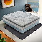 ILOVESLEEP Matelas Mousse RIGENERA - Accueil Mémoire De Forme - Epaisseur 25 Cm. Coloris disponibles : Blanc