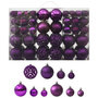 Voir la diapositive 1 : VIDAXL Ensemble de boules de Noël 100 pcs Violet