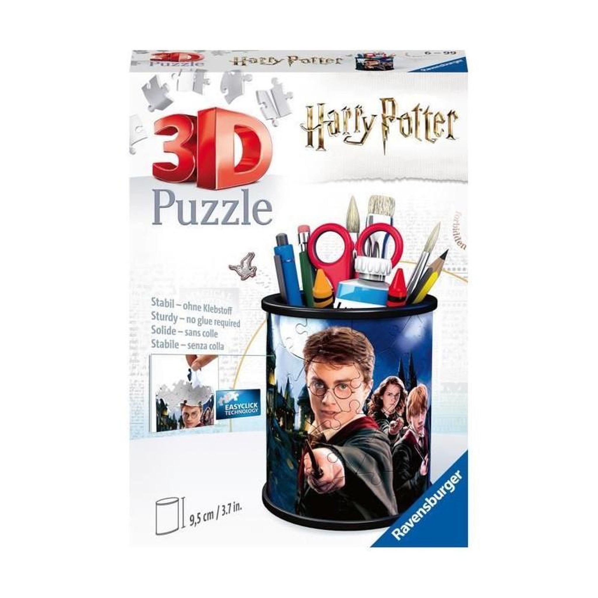 RAVENSBURGER Puzzle 3D Pot à crayons Harry Potter – Accessoire bureau – Ravensburger