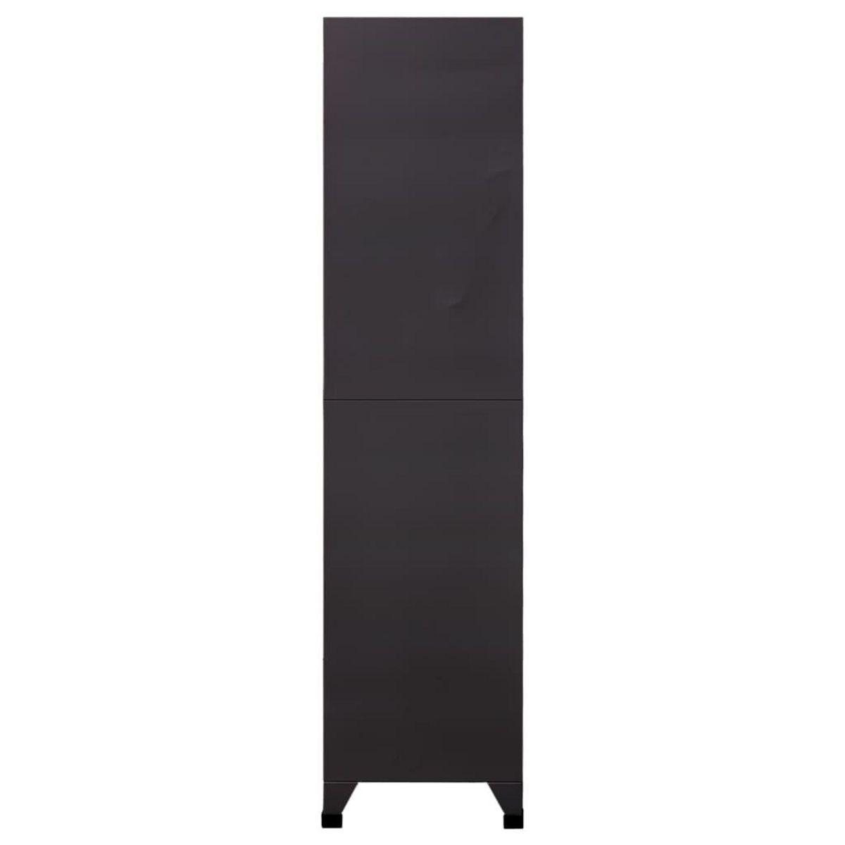 VIDAXL Armoire a casiers Anthracite et rouge 90x45x180 cm Acier