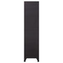 Voir la diapositive 4 : VIDAXL Armoire a casiers Anthracite et rouge 90x45x180 cm Acier