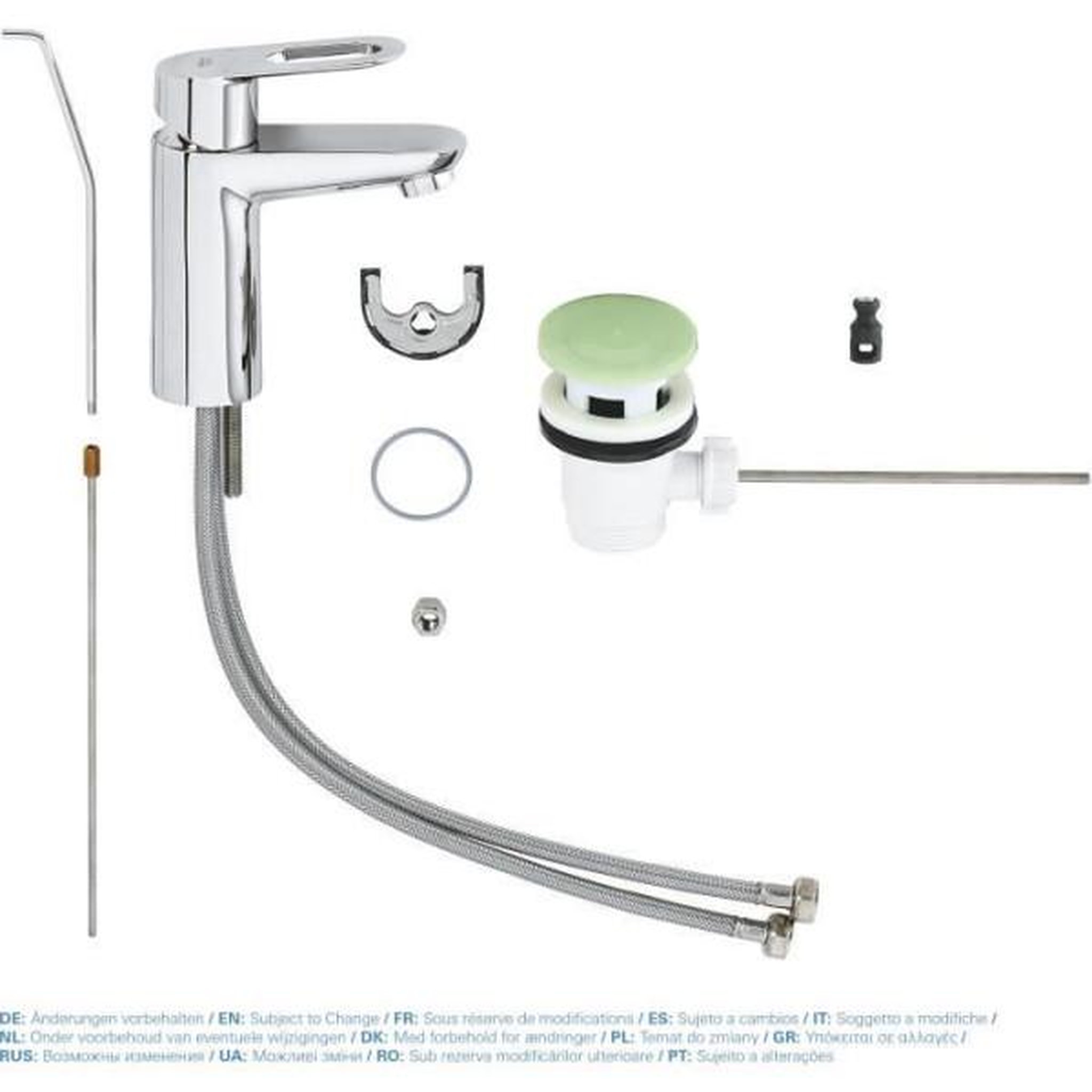 Voir la diapositive 5 : Grohe Mitigeur de lavabo monocommande Bauloop taille S - GROHE - 23335000
